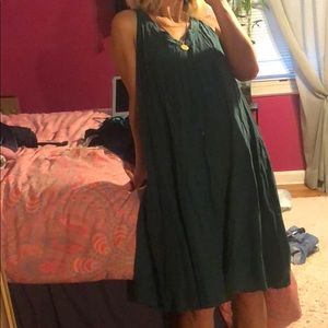 SILK Calypso turquoise dress